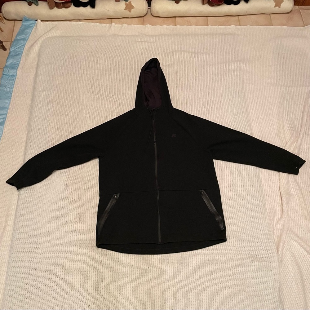 Russell zip-up sweatshirt mens size L